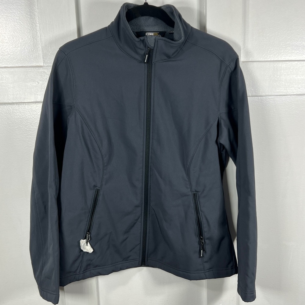 CORE365 Ladies‎ Warm Logik Full Zip Jacket Dark Gray Size M